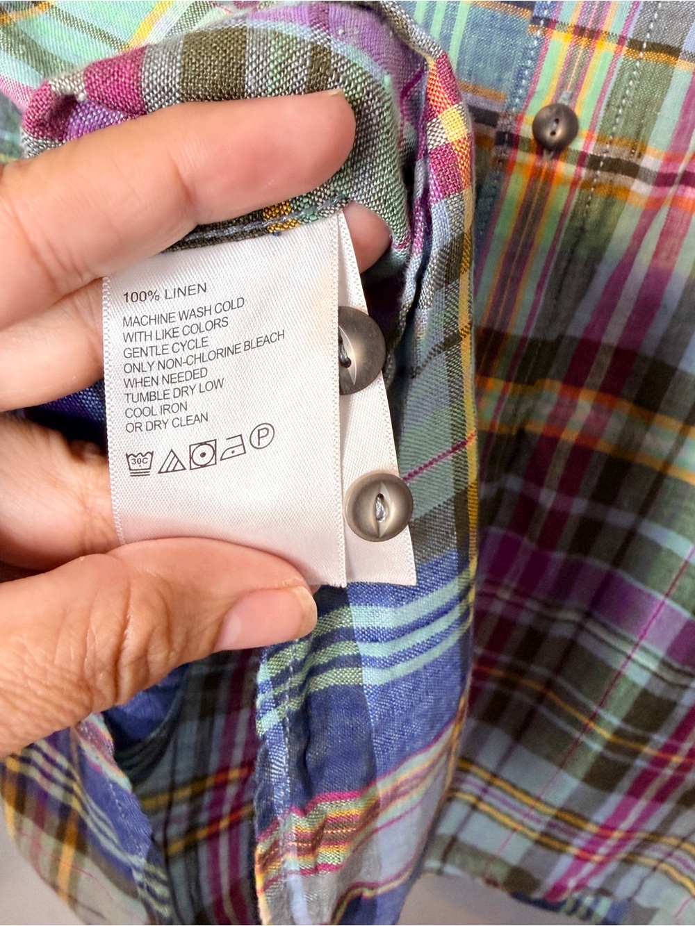 Tommy Bahama Hemsworth Plaid Buccaneer Blue Button up Men’s XXL - Picture 9 of 11